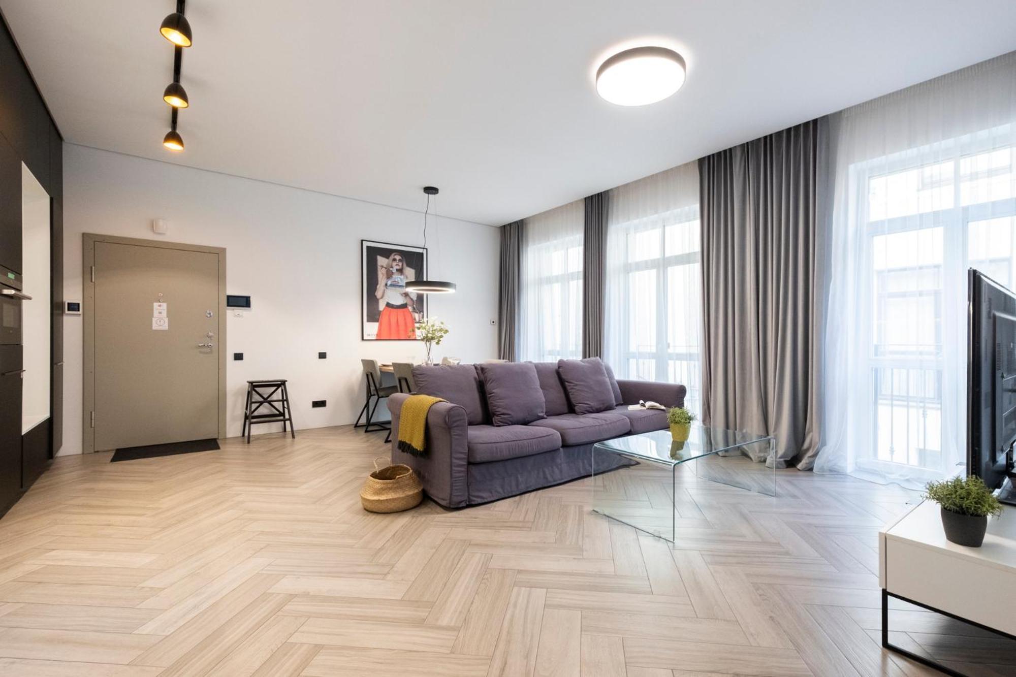 Cohost I Oldtown 60M2 Apt W-Garage Parking, Balcony & Self Check-In VNO Eksteriør bilde